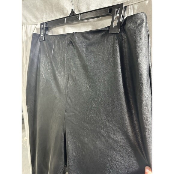 Commando Faux‎ Leather Black Leggings High Rise Stretchy Minimalist Grunge 3x - Picture 3 of 6